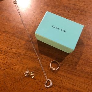 Tiffany and Co. Necklace, Earrings and Ring